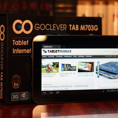 Test GOCLEVER Tab M703G - niedrogi tablet z GPS, Bluetooth i 3G