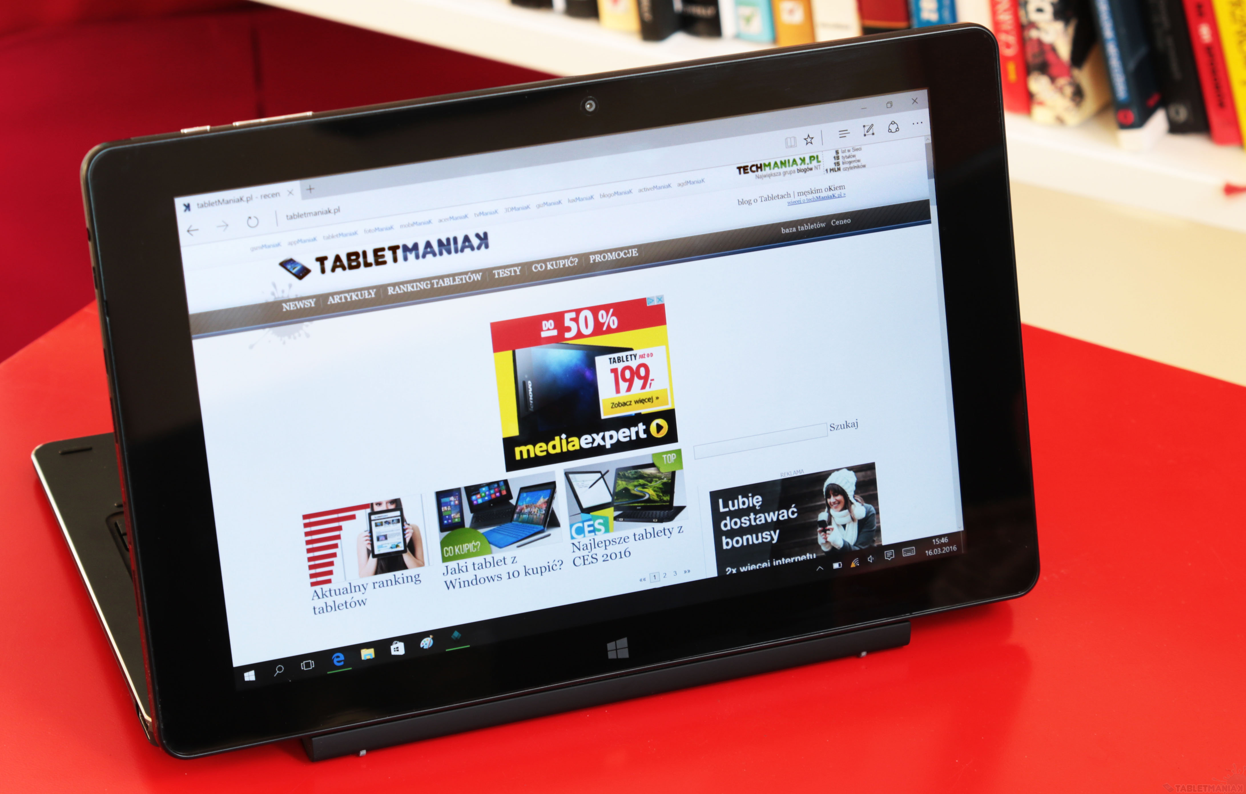 Kruger&Matz Edge 1084 — test tabletu z LTE, klawiaturą i Windows 10